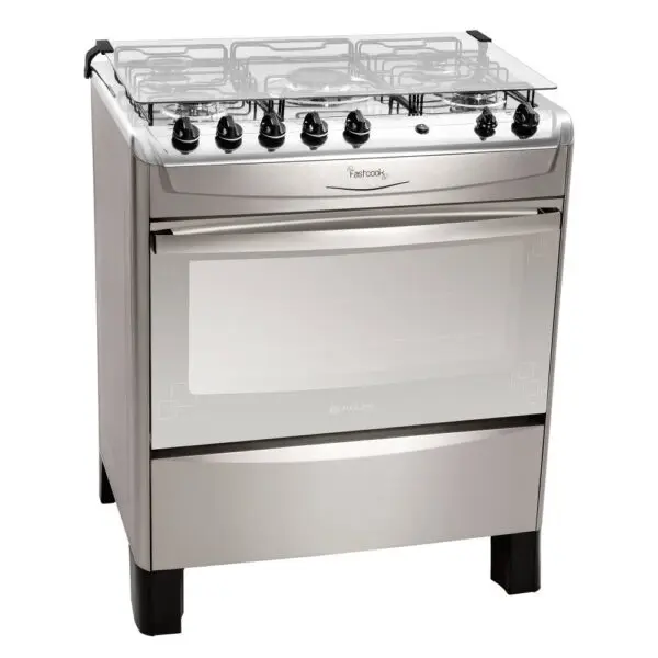 Cocina a gas 5h Atlas inox