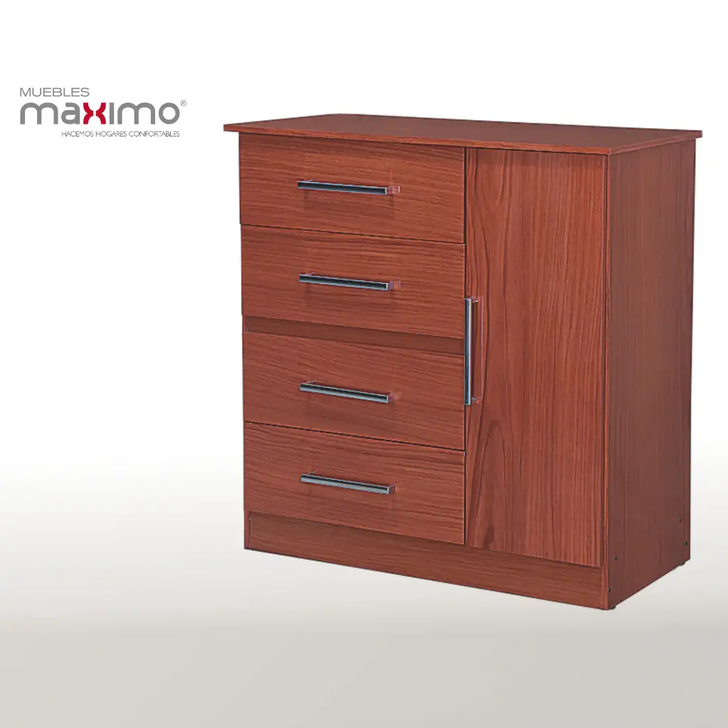 Comoda Maximo 1 puerta 4 cajones