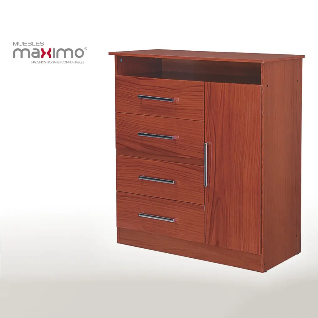 Comoda Maximo TV 4 cajones 1 puerta