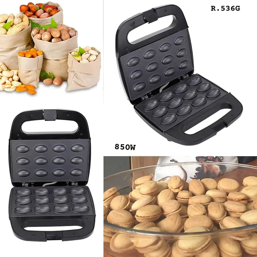 áquina para galletitas 850watt,placa antiadherente,calor uniforme