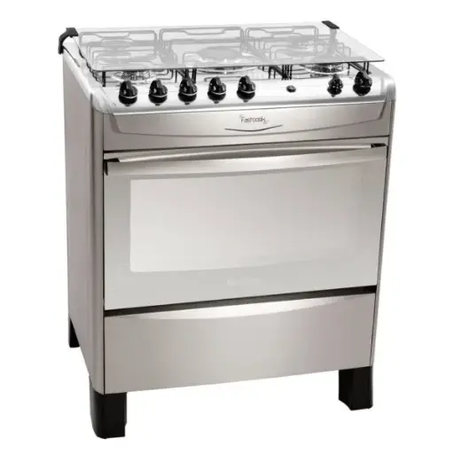Cocina a gas 5h Atlas inox