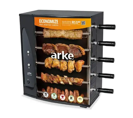 Galetero a gas ARKE 5 espetos