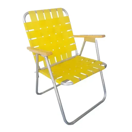 Sillon plegable aluminio Clasico 1 posicion cintas