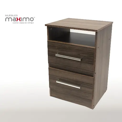 Mesa de luz Maximo 2 cajones