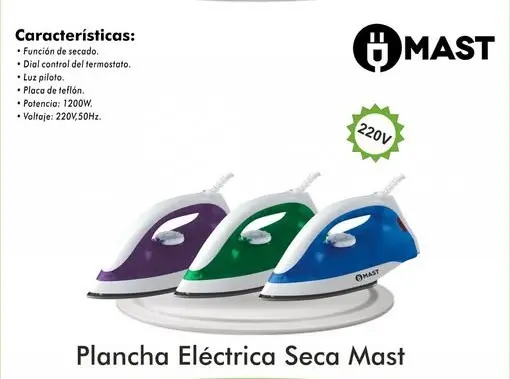 Plancha MAST Electrica seca