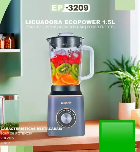 Licuadora  ECOPOWER 1.5L